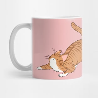 cat stretching Mug